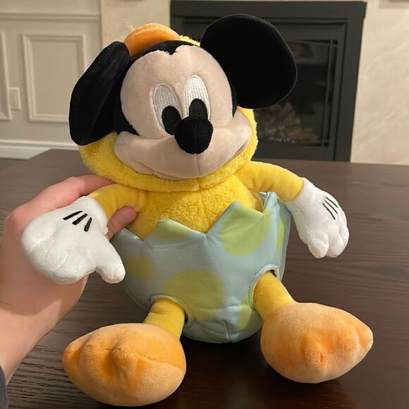 Disney’s Mickey Mouse in Chick Easter Costume Plush Excellent Condition 11” tall - Picture 1 of 6